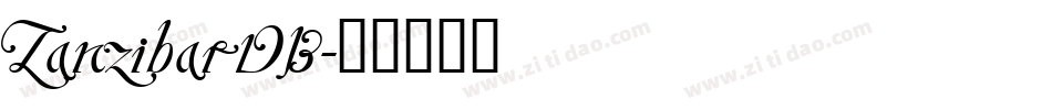 Zanzibar DB字体转换